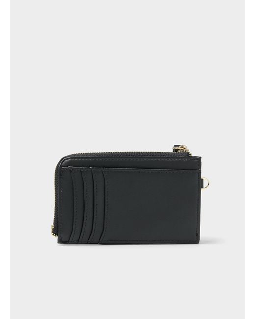 Simon's Black Minimalist Mini Wallet