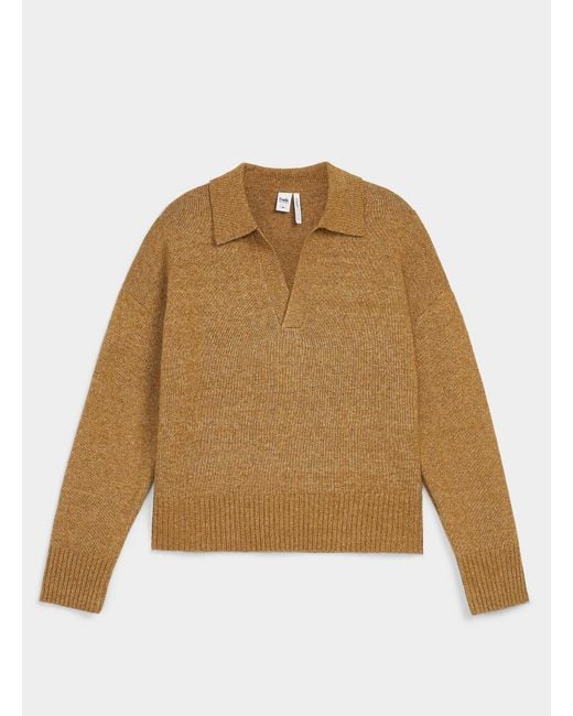 Twik Natural Johnny Collar Boxy