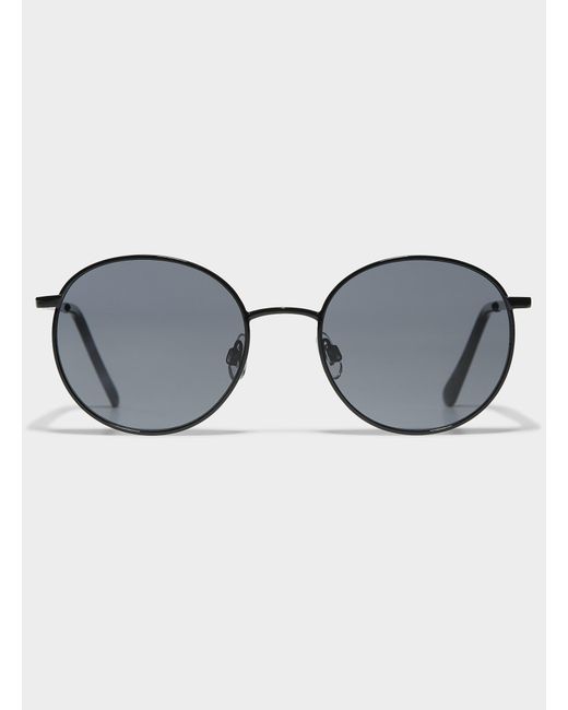 Simon's Blue Elly Round Sunglasses