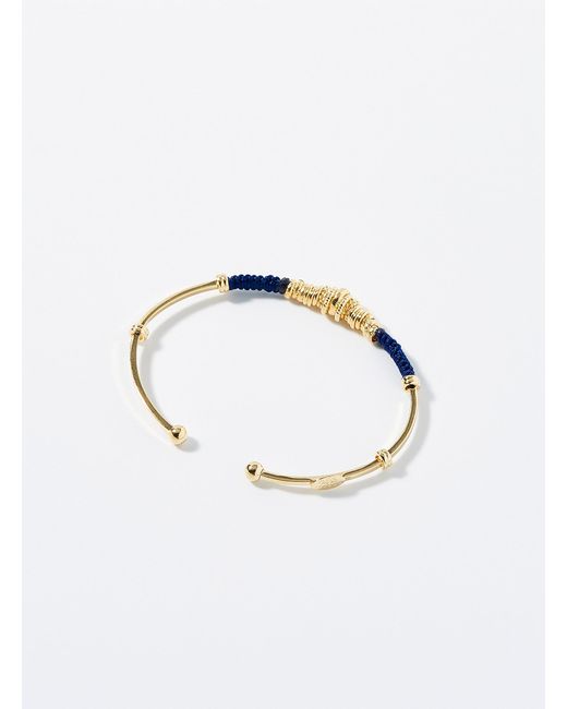Gas Bijoux Blue Zizanie Cuff Bracelet