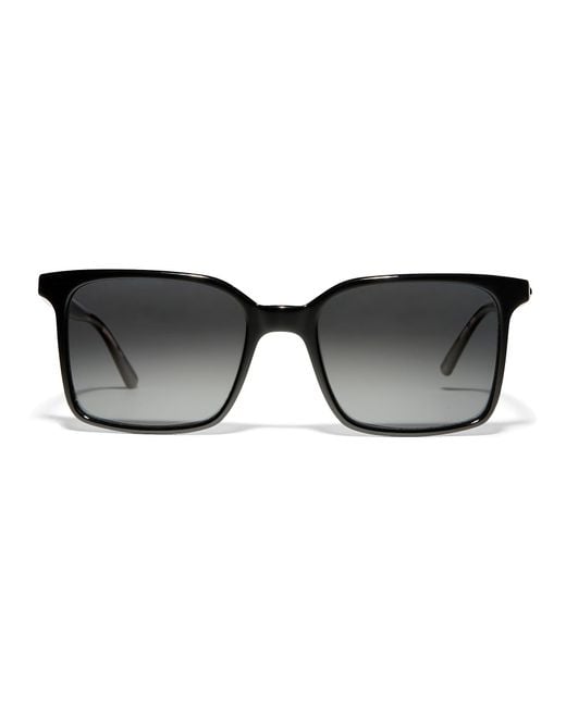 Crap Eyewear Black The Conga Jet Xl Square Sunglasses for men