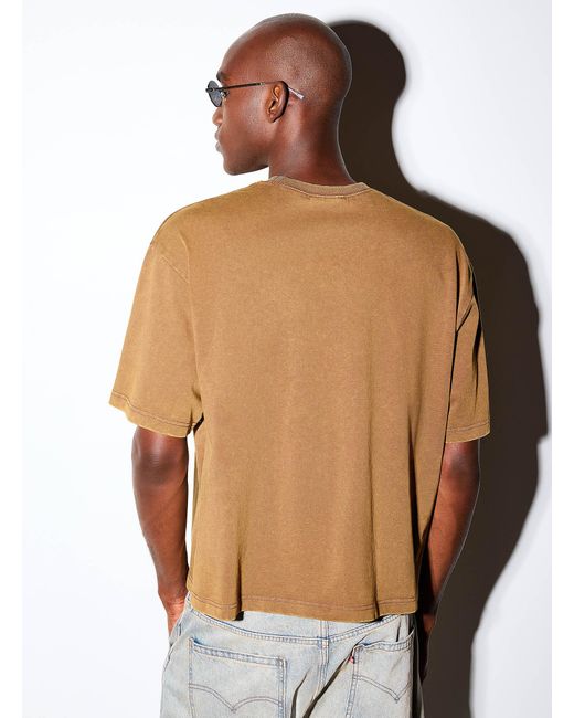 Le 31 Brown Studded Insert T for men