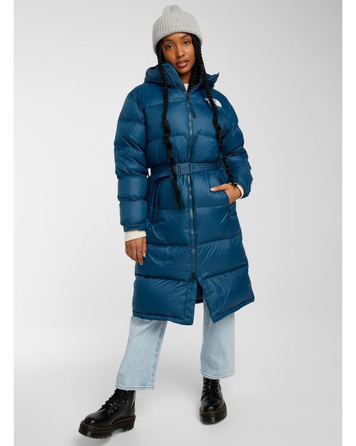 north face belted parka