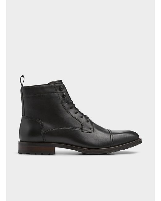 Steve Madden Black Daymonn Boots Men for men