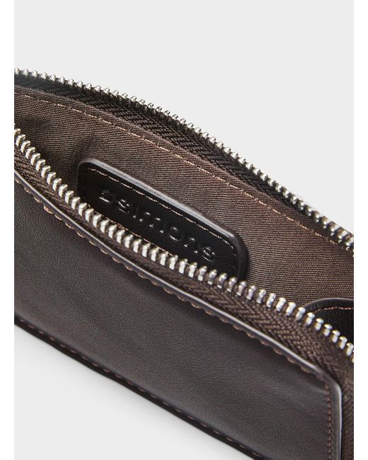 Simon's Black Smooth Faux