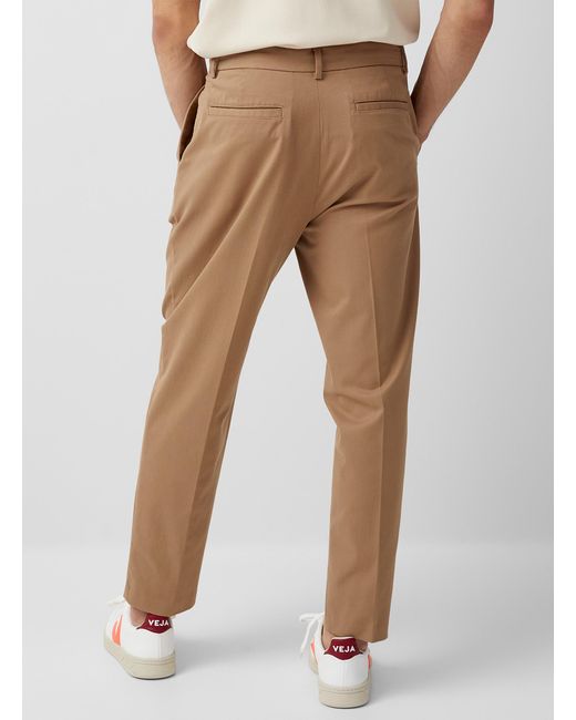 Pleated twill pant Reykjavik fit - Anti-fit