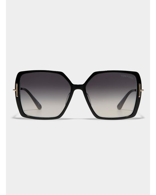 Tom Ford Black Joanna Square Sunglasses