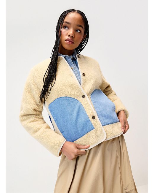 SELFHOOD Blue Patchwork High