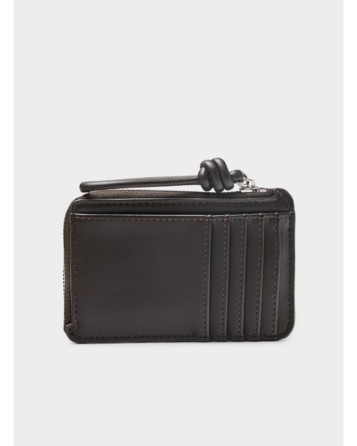 Simon's Black Smooth Faux