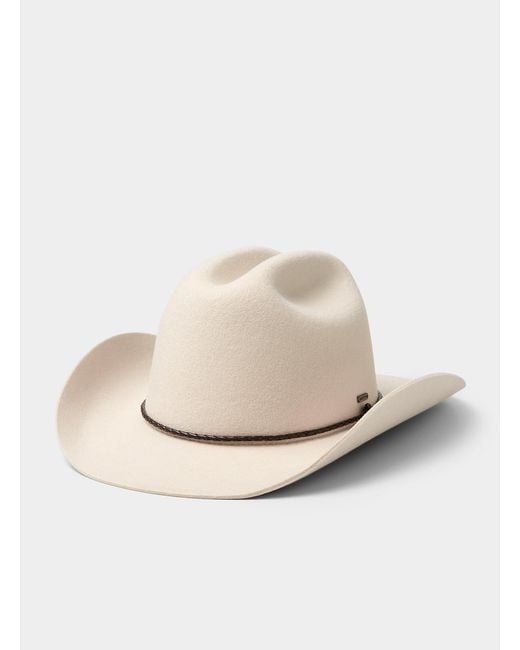 Brixton Brown Range Felt Cowboy Hat for men