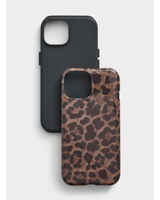 KaseMe Brown Patterned Iphone 13/14/15 Case