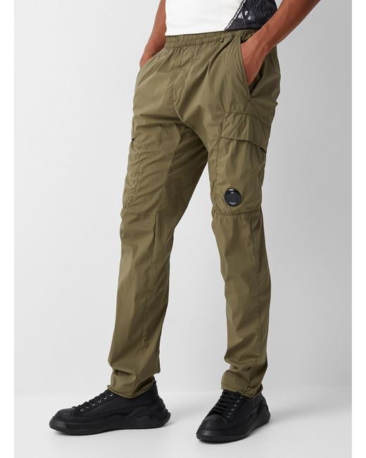 C.P. Company 50 Fili Stretch Cargo Pants in Green for Men | Lyst