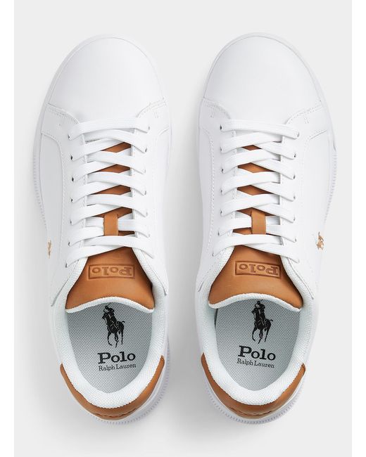 Polo Ralph Lauren White Heritage Court Ii Sneakers Men for men