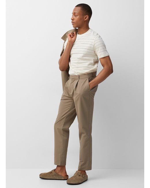 Matíníque Natural Soft Pleated Pant Slim Fit for men