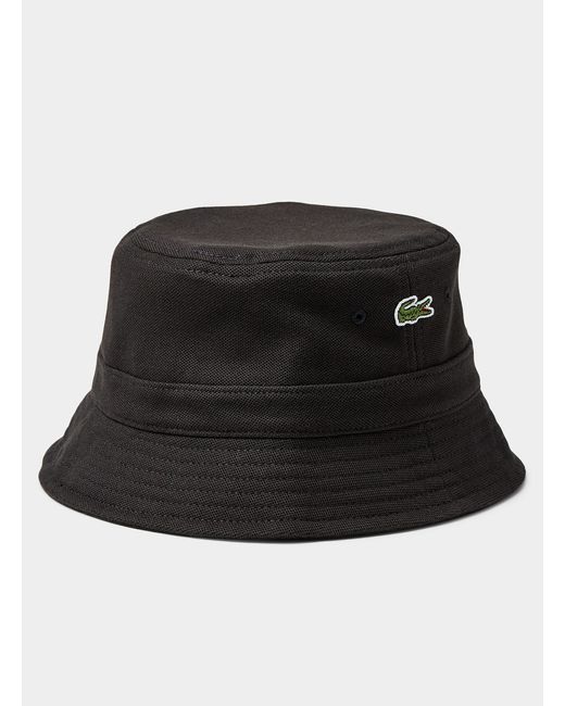 Lacoste Mini Croc Denim Bucket Hat in 