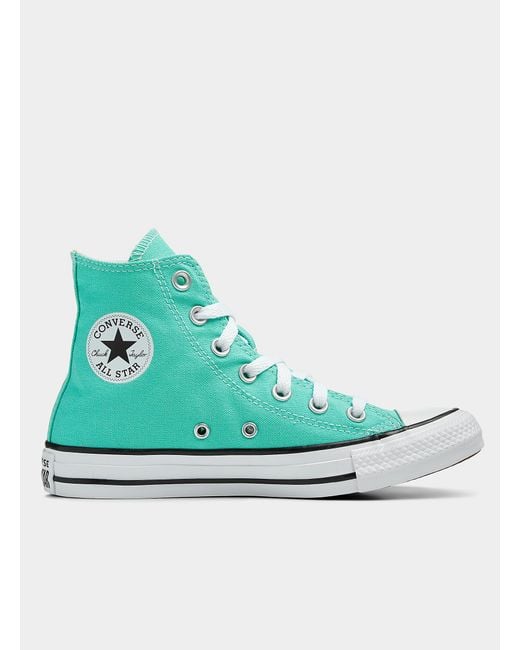 Converse Green Chuck Taylor All Star High Top Cyber Teal Sneakers Women