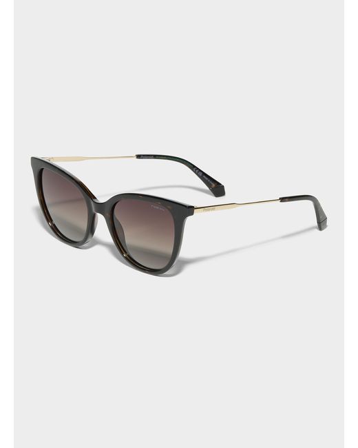 Polaroid Brown Scale Round Cat