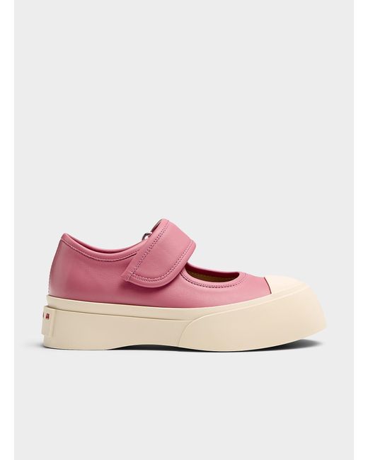 Marni Pink Pablo Platform Mary Janes Women