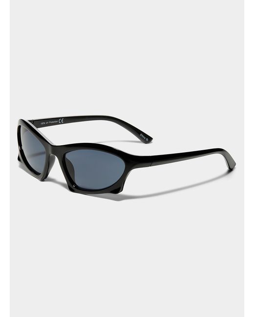 Le 31 Blue Brock Oval Sunglasses for men