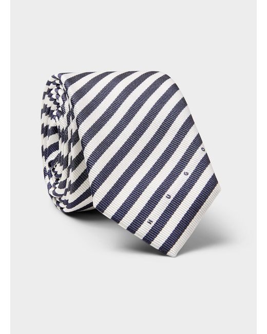 HUGO White Nautical Diagonal for men