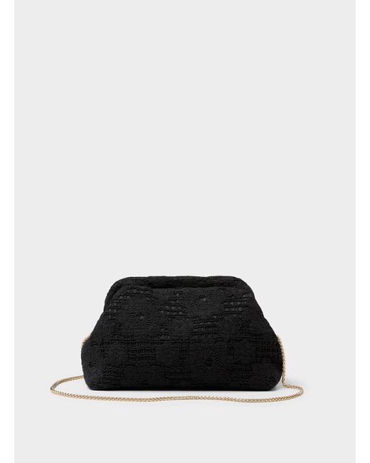 Simon's Black Crocheted