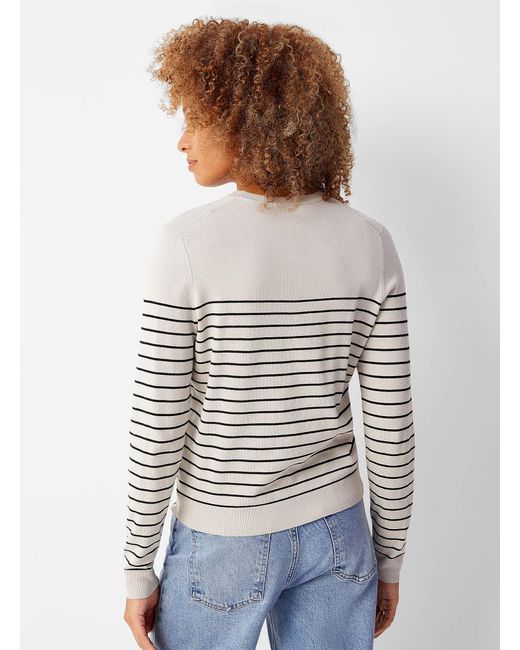 Contemporaine Gray Striped Fine