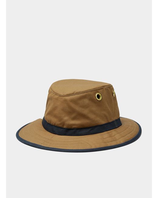 Tilley Natural Waxed Cotton Outback Hat for men