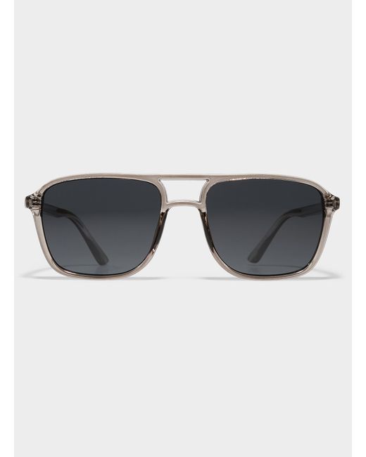 Le 31 Multicolor Trace Translucent Aviator Sunglasses for men