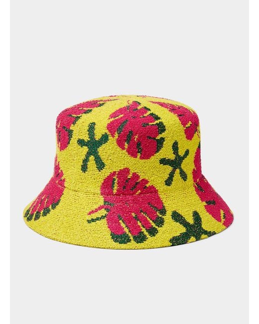 Kangol Multicolor Retro Foliage Terry Bucket Hat