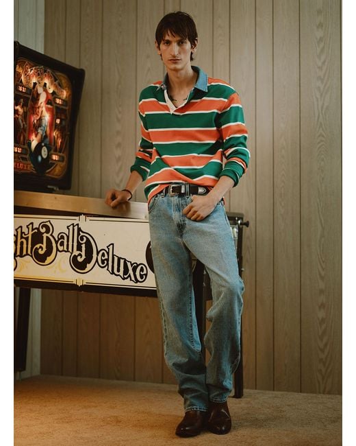 Levis faded blue jeans outlet