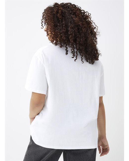 Twik White Washed And Printed T