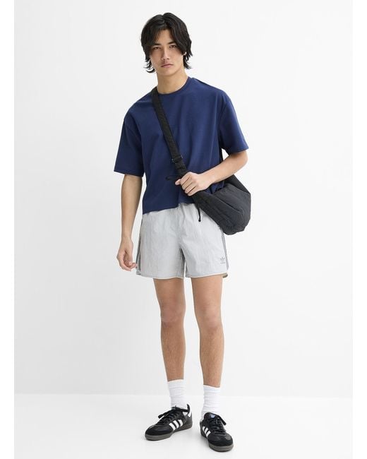 Adidas Blue Recycled Nylon Sprinter Short for men