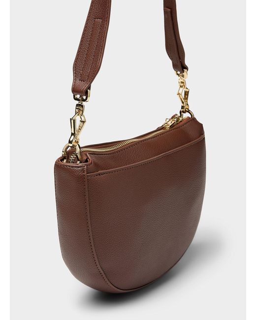 Ela Brown Textured Half