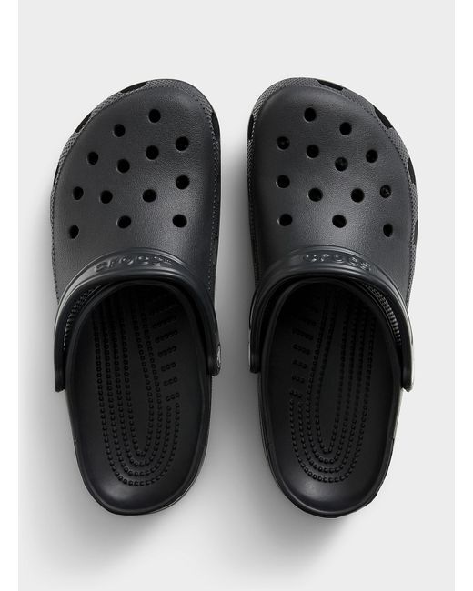 CROCSTM Black Classic Clogs Men for men