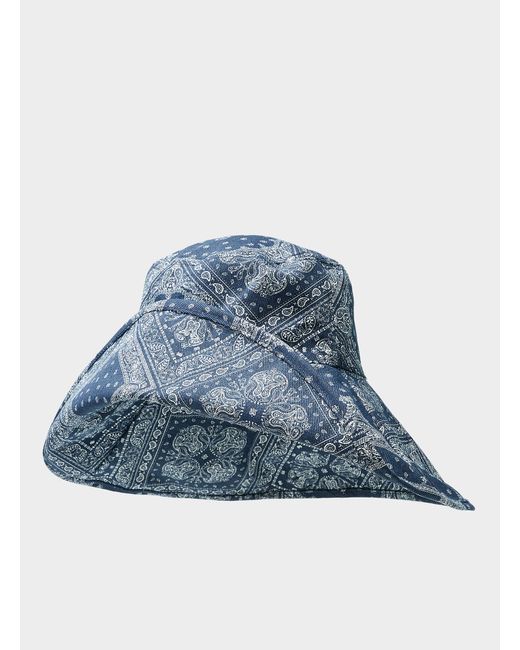 Simon's Blue Paisley Wide