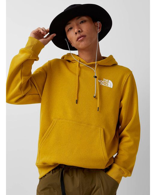 the north face hoodie yellow
