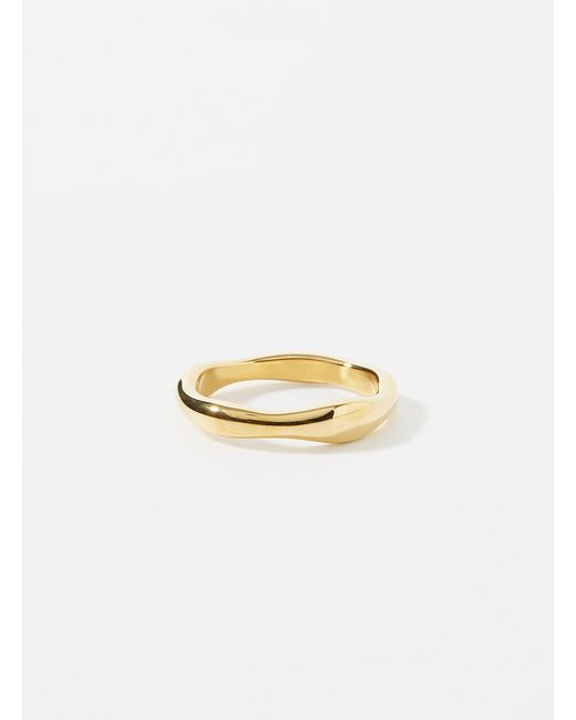 Simon's White Sinuous Ring