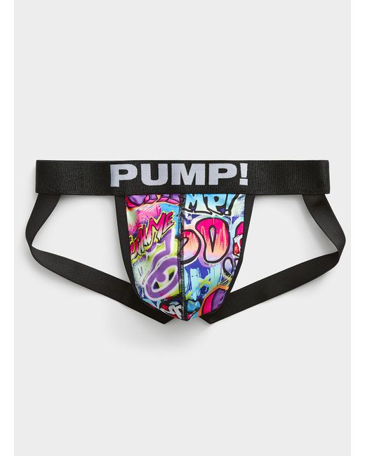 Pump! Multicolor Drip Jockstrap for men