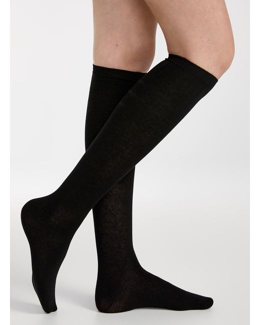 Simon's Black Solid Knee
