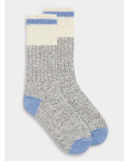 Simon's White Heathered Wool