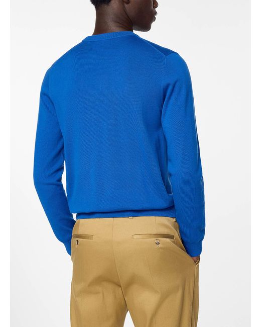 Paul Smith Blue Zebra Patch Sweater for men
