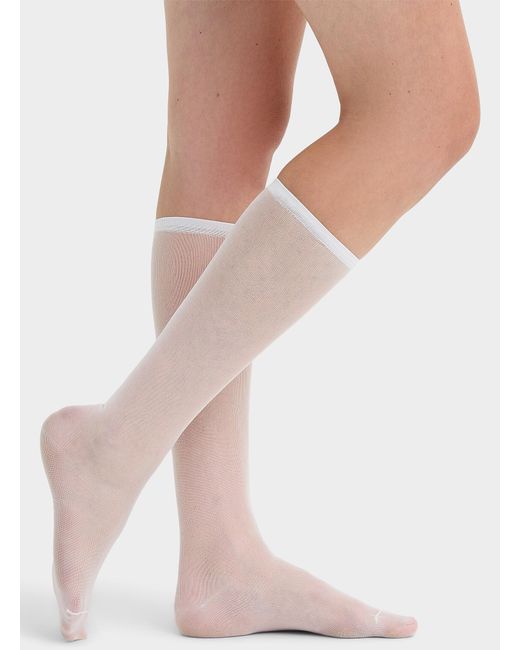 Simon's Natural Sheer Solid Knee
