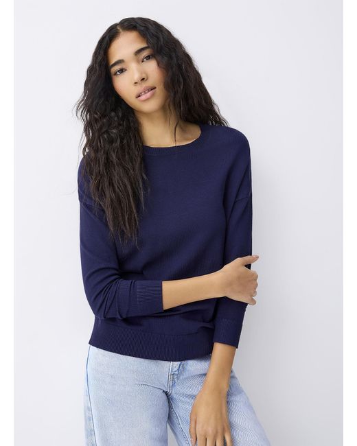 Twik Blue Loose Crew