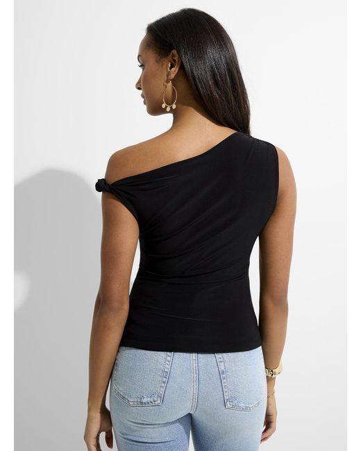 Icône Black Twisted Strap Cami