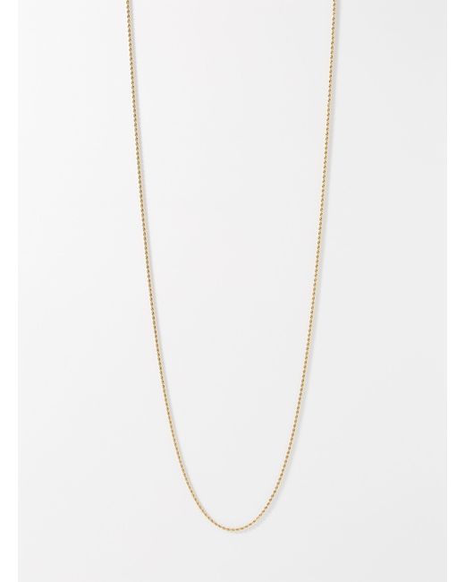 Simon's White Twisted Wrap Chain