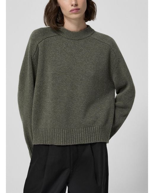 Soeur Gray Will Pure Merino Wool Sweater