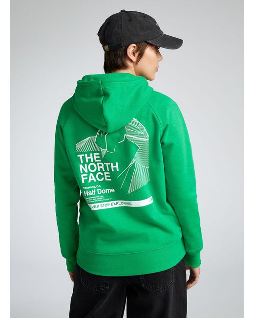 The North Face Logo Pigmented Green Hoodie