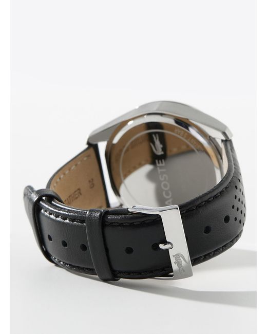 Lacoste Gray Green Dial Leather for men