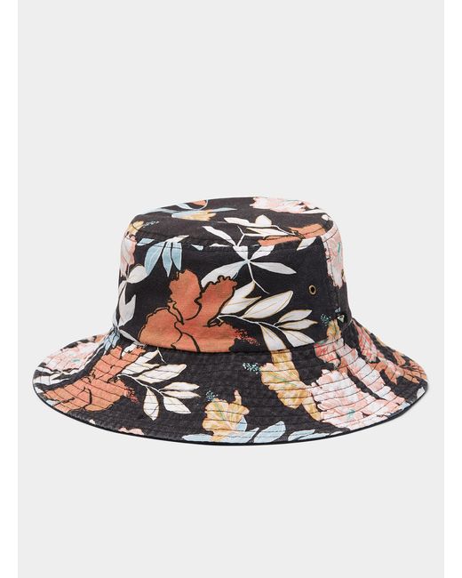 Roxy Cotton Summer Hibiscus Bucket Hat 