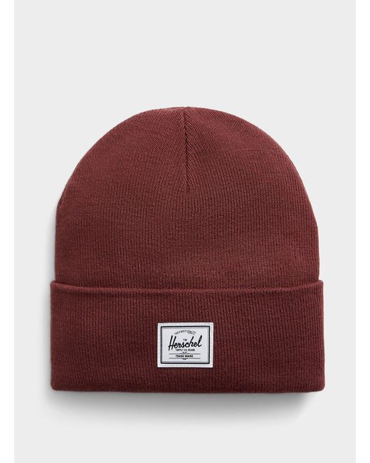 Herschel Supply Co. Red Elmer Logo Tuque for men